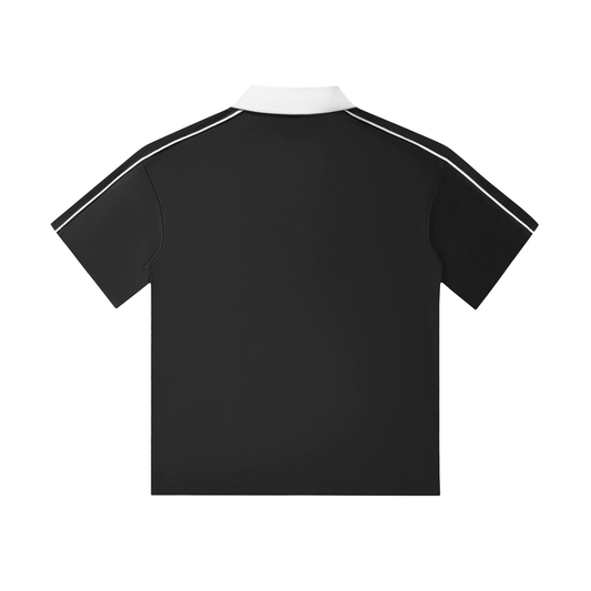 Benched Polo ( White Logo)