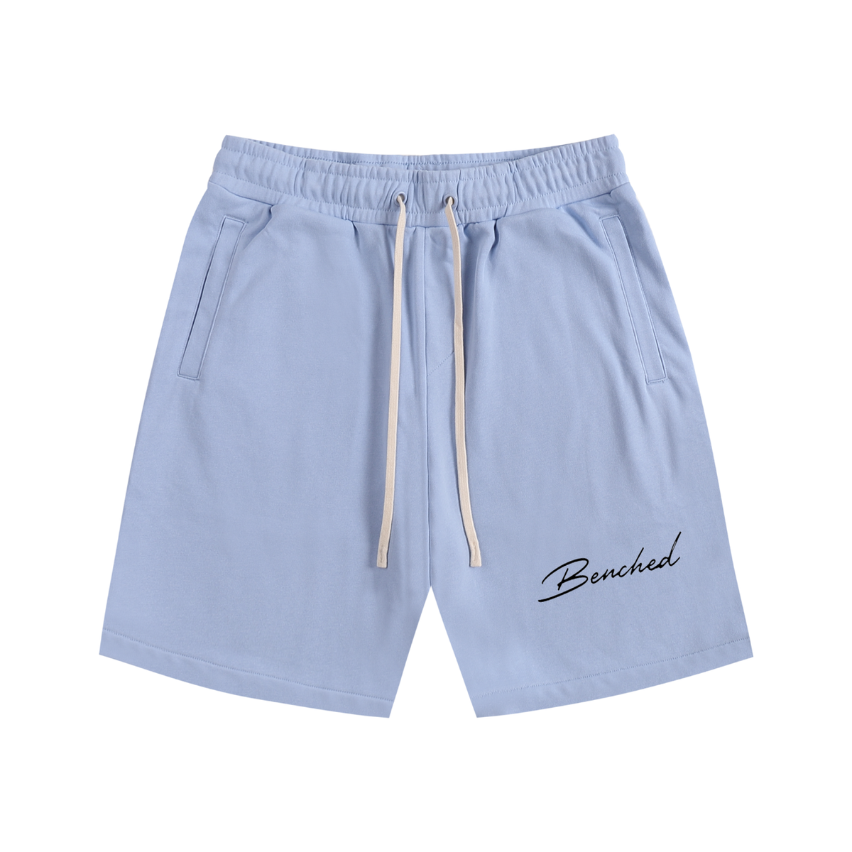 Benched Cotton Shorts (Black Logo)