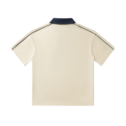 Benched Polo ( White Logo)