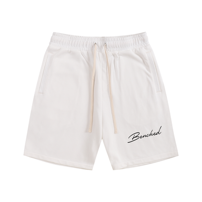 Benched Cotton Shorts (Black Logo)