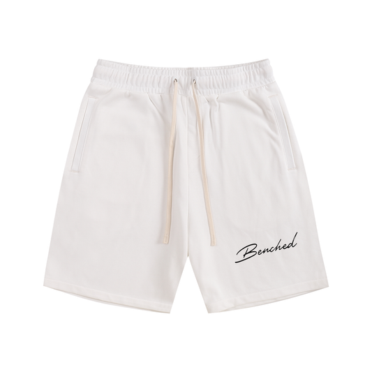 Benched Cotton Shorts (Black Logo)