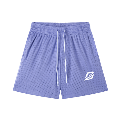 Mesh Drawstring Shorts