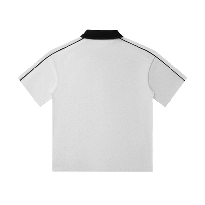 Benched Polo ( Black Logo)