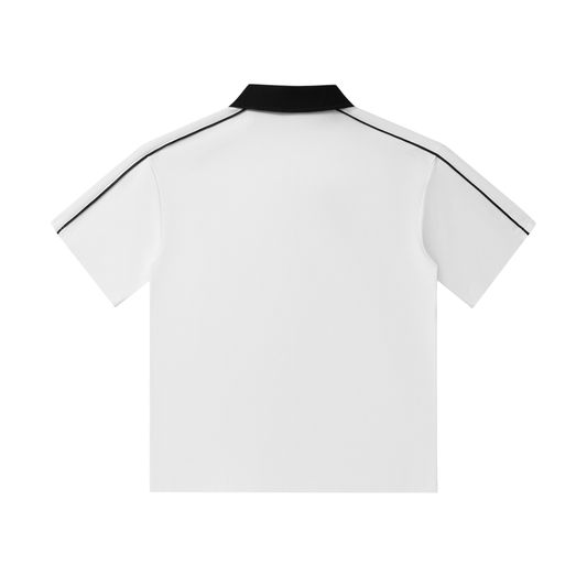 Benched Polo ( Black Logo)